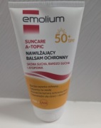 Emolium Suncare A-topic nawilżający balsam 50 +SPF, UVB+UVA. 