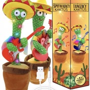 Interaktywny tańczący kaktus LED