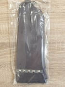 Eleganckie szare damskie rękawiczki M/L