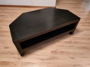 Szafka stolik czarny brązowy wenge pod tv salon