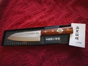 Nóż japoński Santoku 16,5 cm Kanetsune 1000 Shiro-2/SS