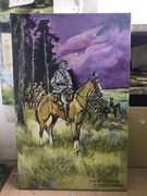 Obrazy malowane na płótnie (nie druki).