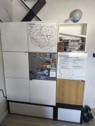 VOX Young Users Szafa 2-drzwiowa z drążkiem i szufladami 