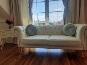 SOFA CHESTERFIELD SKÓRA