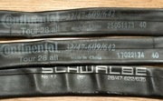 Dętka rowerowa CONTINENTAL - SCHWALBE - 32/47-622 - 28 - auto AV - 3 sztuki
