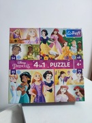 Disney Princess 4in1 Puzzle Księzniczki Disney'a Trefl
