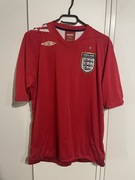 Koszulka Reprezentacji Anglii Umbro Vintage Czerwona Wyjazdowa L
