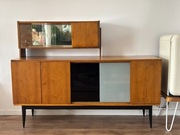 Drewniany Kredens / Szafka Retro - Wrocławska Fabryka Mebli - Lata 60.