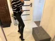 Sweter w paski 