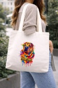 Shar Pei w stylu pop-art - Torba na zakupy - Shopper - Unikatowe wzory