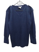 Gruby sweter wojskowy Blue Castle L 100% akryl