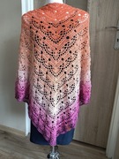 Ręcznie robiona chusta handmade 