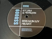Simon Apex / Storm & Herman - Over Again / Breakin My Heart VG+ Hardcore