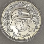 10 zł 2004 rok 60 rocznica powstania Warszawskiego 