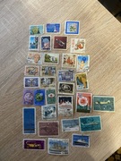 Zestaw znaczków pocztowych CCCP, lata 1960-1980