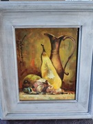Obraz olejny martwa natura -  Marek Chmielewski 3 płomyki