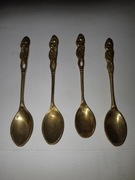 Łyżeczka mosiężna szt. 4 kolekcja