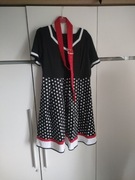 Sukienka w grochy lata 50 idealne na bal karnawał