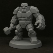 Goblin z maczugą figurka kolekcjonerska RPG