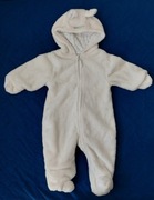 Kombinezon przejściowy Endo ecru miś 62 jasny ciepły