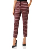 Pinko spodnie damskie Cygaretki ze wzorem Pauline