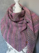 Chusta trójkątna L Strzałka Melanż HANDMADE