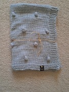 Kocyk niemowlęcy Bąbelek. Handmade