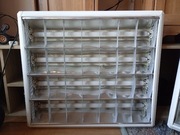 2 szt Oprawa rastrowa świetlówkowa 69x62 cm – komplet – do LED biuro