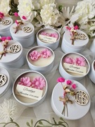 Mini świeca sojowa, podziękowania dla gości 