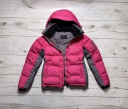 Peak Performance puchowa kurtka damska r. S 36 różowo-szara -sporty zimowe