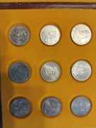 Zestaw monet PRL okolicznościowe 9szt.