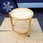 Stolik Kawowy Okrągły Składany Wilofunkcyjny, Stylowe Meble , Stare Meble