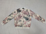 Kolorowa elegancka zasuwana bluza w kwiaty kwiatki Petit Sofie Schnoor 140