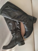 ZAPATO okazja-nowe wysokie kozaki,skóra naturalna,ocieplane,38