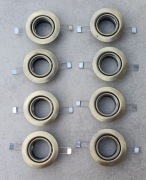 Oprawy halogenowe Massive 8 sztuk + gniazda i LED