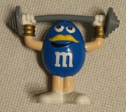 M&M's toppers (circus Blauw)