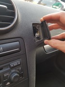 Zaślepka uchwytu telefonu Audi A3 8P 