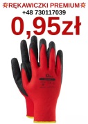 Rękawice Late Red robocze lateks rękawiczki wampirki WYSYŁKA GRATIS! F-VAT
