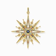 srebrna Zawieszka GWIAZDA , złota thomas sabo 's