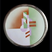 Przedwojenna patera Art Deco 33,5 cm, 