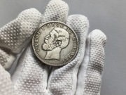 5 Lei 1883 Rumunia Karol l , srebro Ag 900