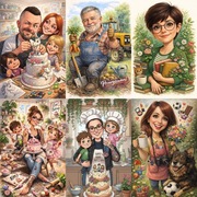 Karykatura grafika ilustracja na zamówienie