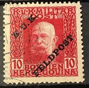 OA 6, kasowany, 1915r.