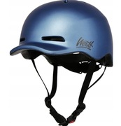 Kask rowerowy Westt Urban z oświetleniem niebieski r. L 58-60 330g