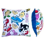 Poszewka 40x40 cm Podwodny Świat - Bawełna premium