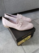 Damskie mokasyny loafersy Marco Tozzi r. 37 pudrowy róż nowe piękne