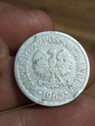 Moneta 1 zloty 1965 rok