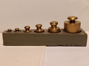 Stare Odważniki mosiężne od. 0,5 kg do 1 dkg Zobacz!!