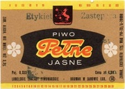 etykieta piwna - browar Janów Lubelski