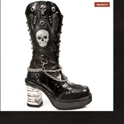 Buty Cowboyki New Rock 41 glany kozaki goth gothic emo metal platforma